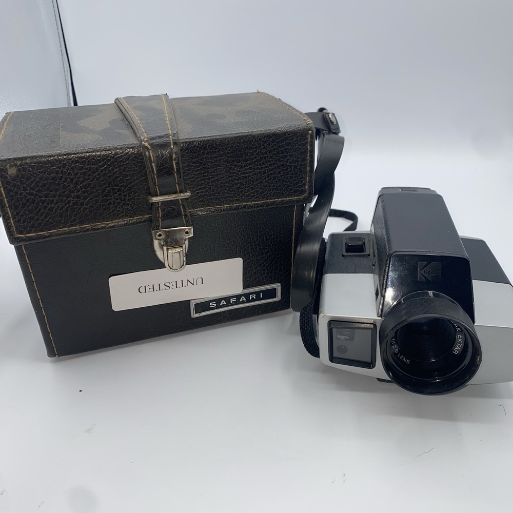 Vintage Kodak XL330 Super 8 Movie Camera Made in USA Untested 1960s